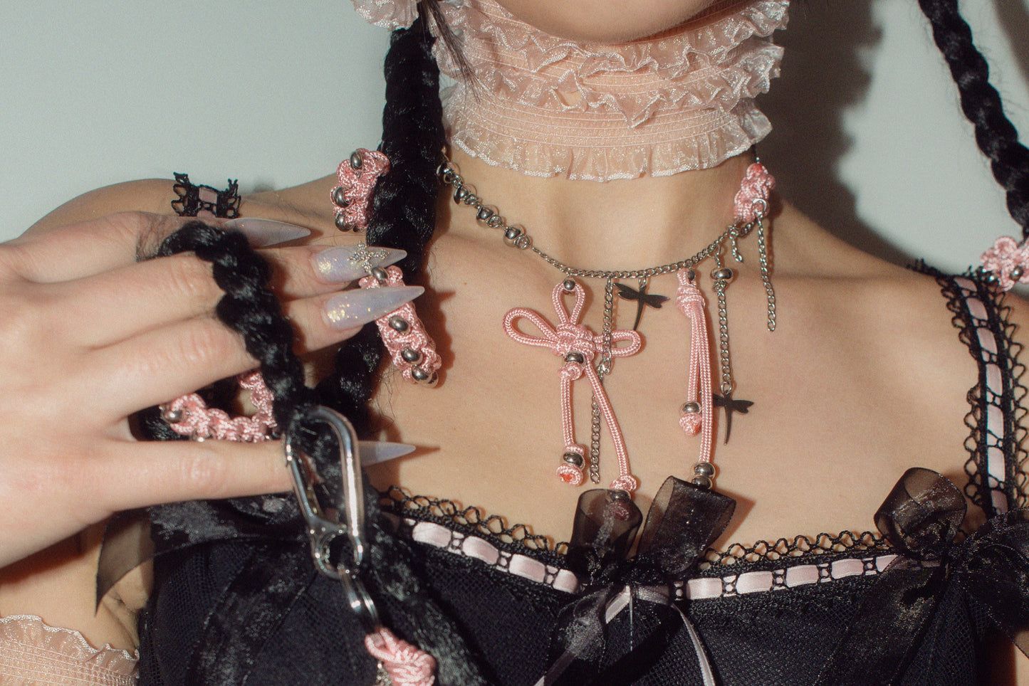 BEST SELLER - BB baby pink choker