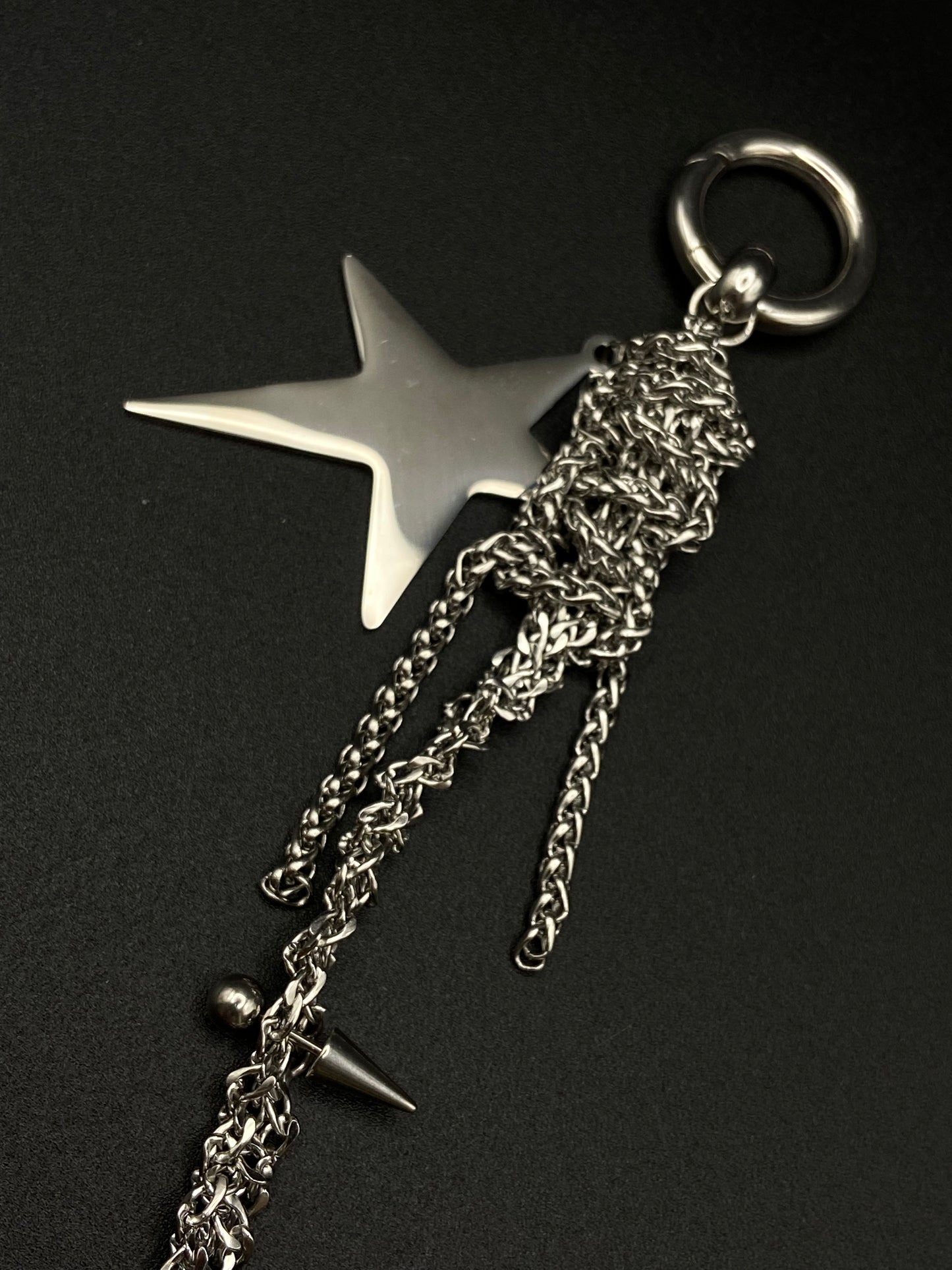 Basic Needs star keychain