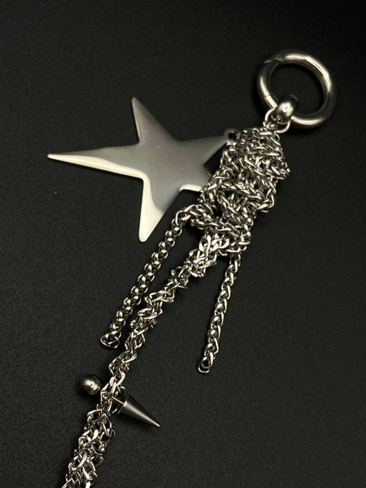 Basic Needs star keychain