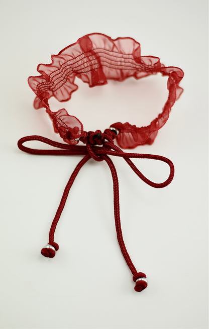 BB Girl red choker