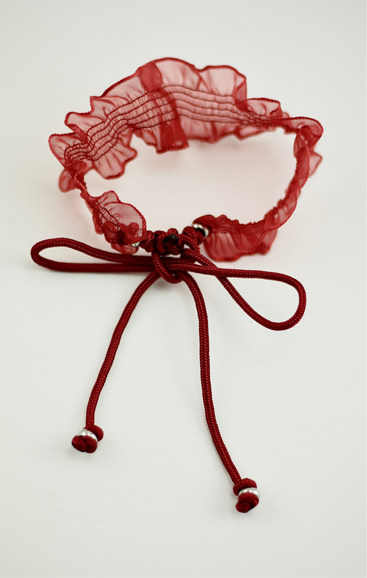 BB Girl red choker