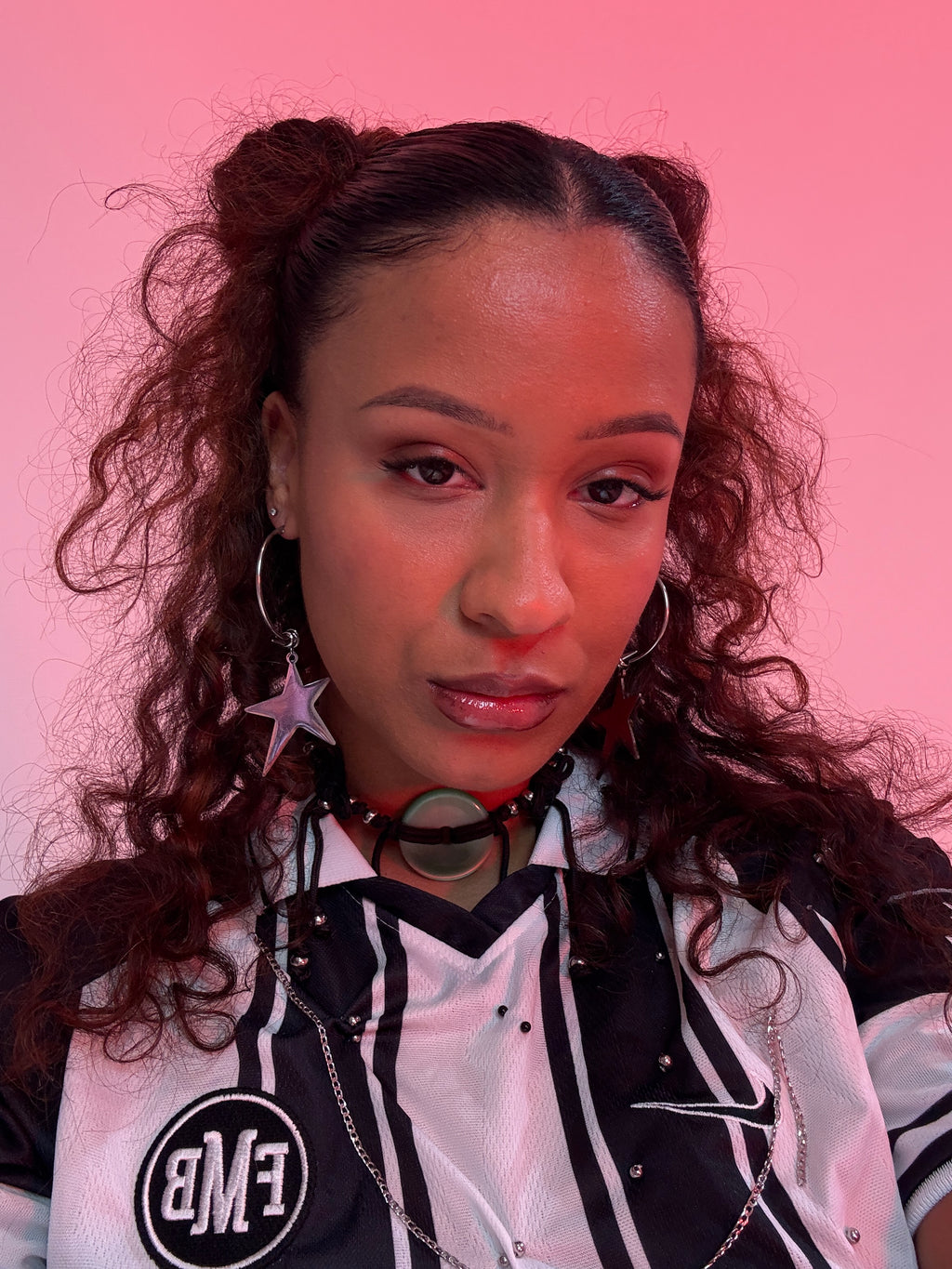 Big Star hoop earrings