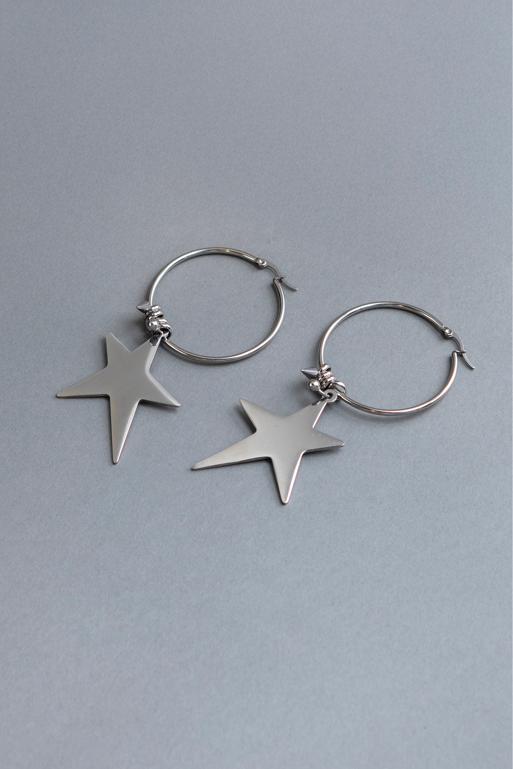 Big Star hoop earrings