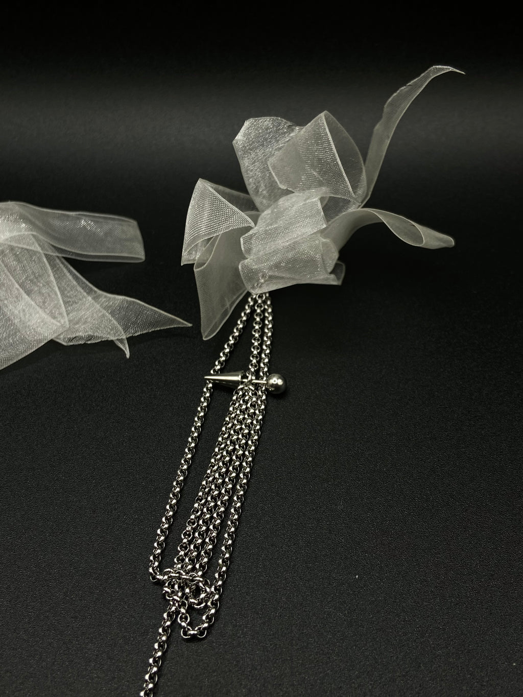 Bridal look Extra chain earrings