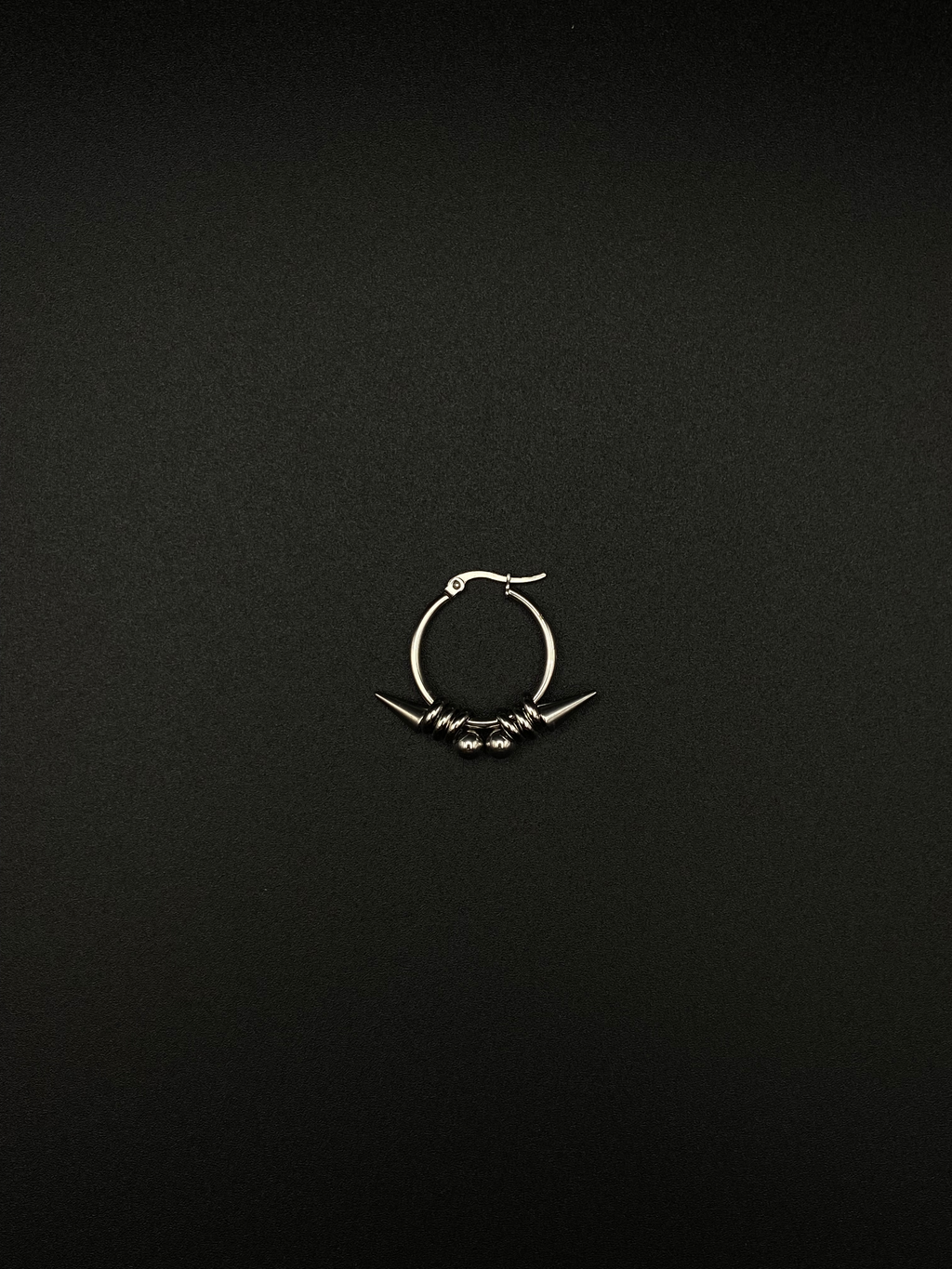 Spiky hoop earring #1