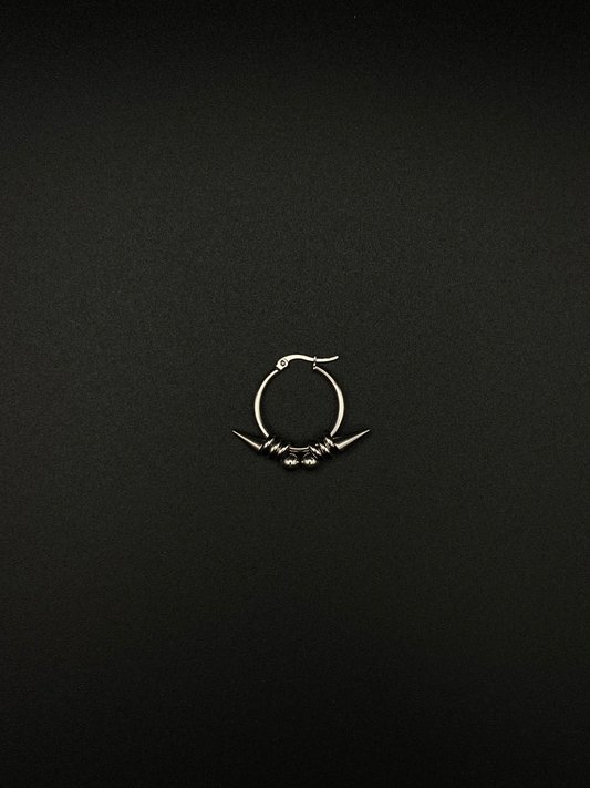 Spiky hoop earring #1