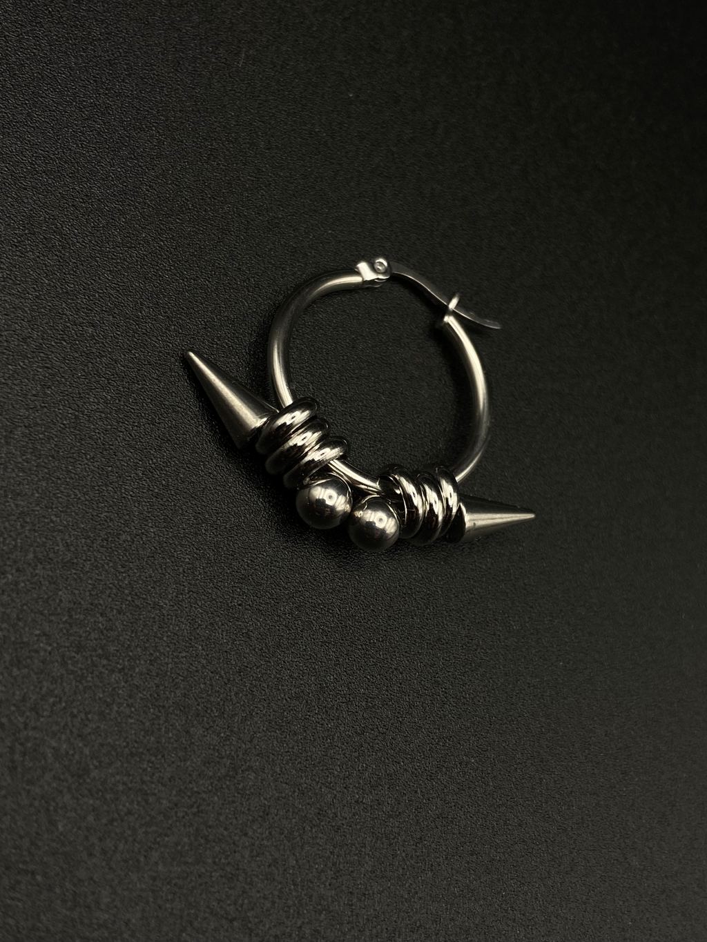 Spiky hoop earring #1