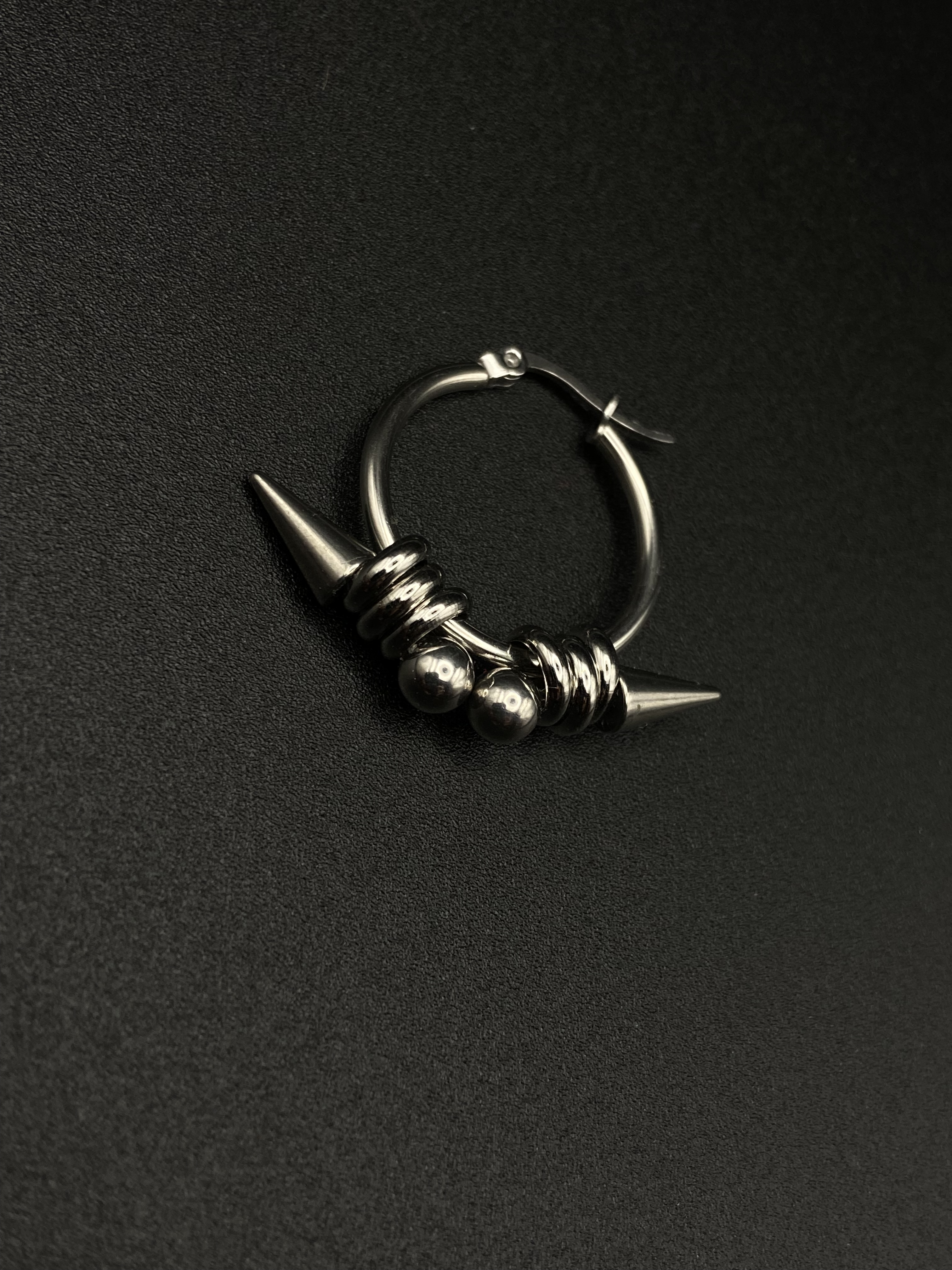 Spiky hoop earring #1