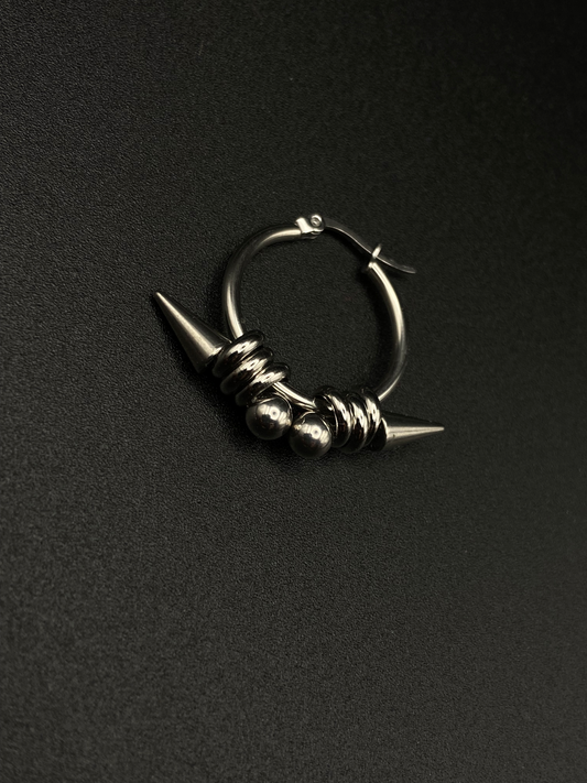 Spiky hoop earring #1