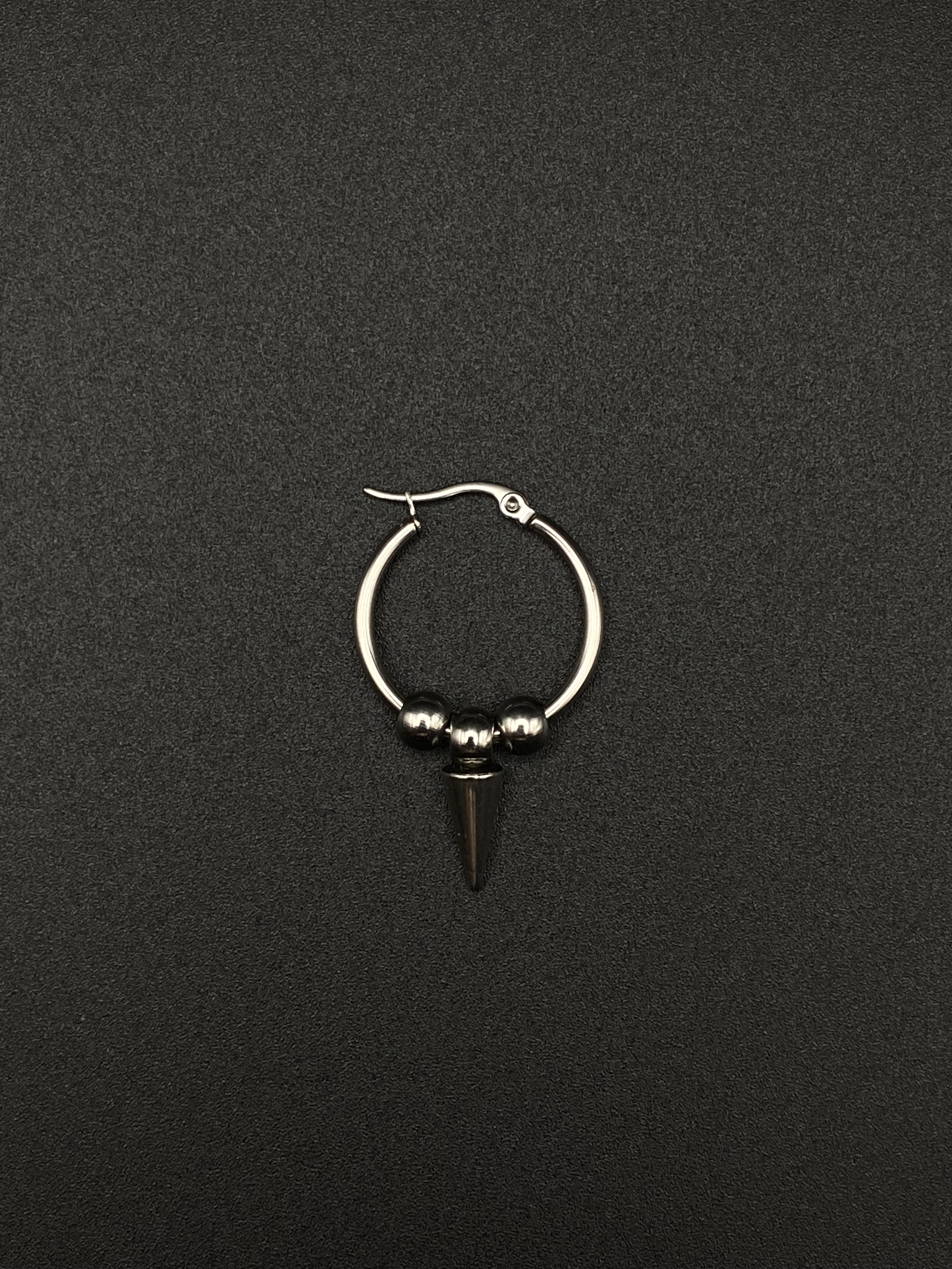 Spiky hoop earring #2