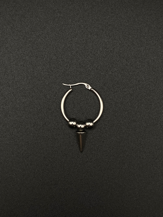 Spiky hoop earring #2