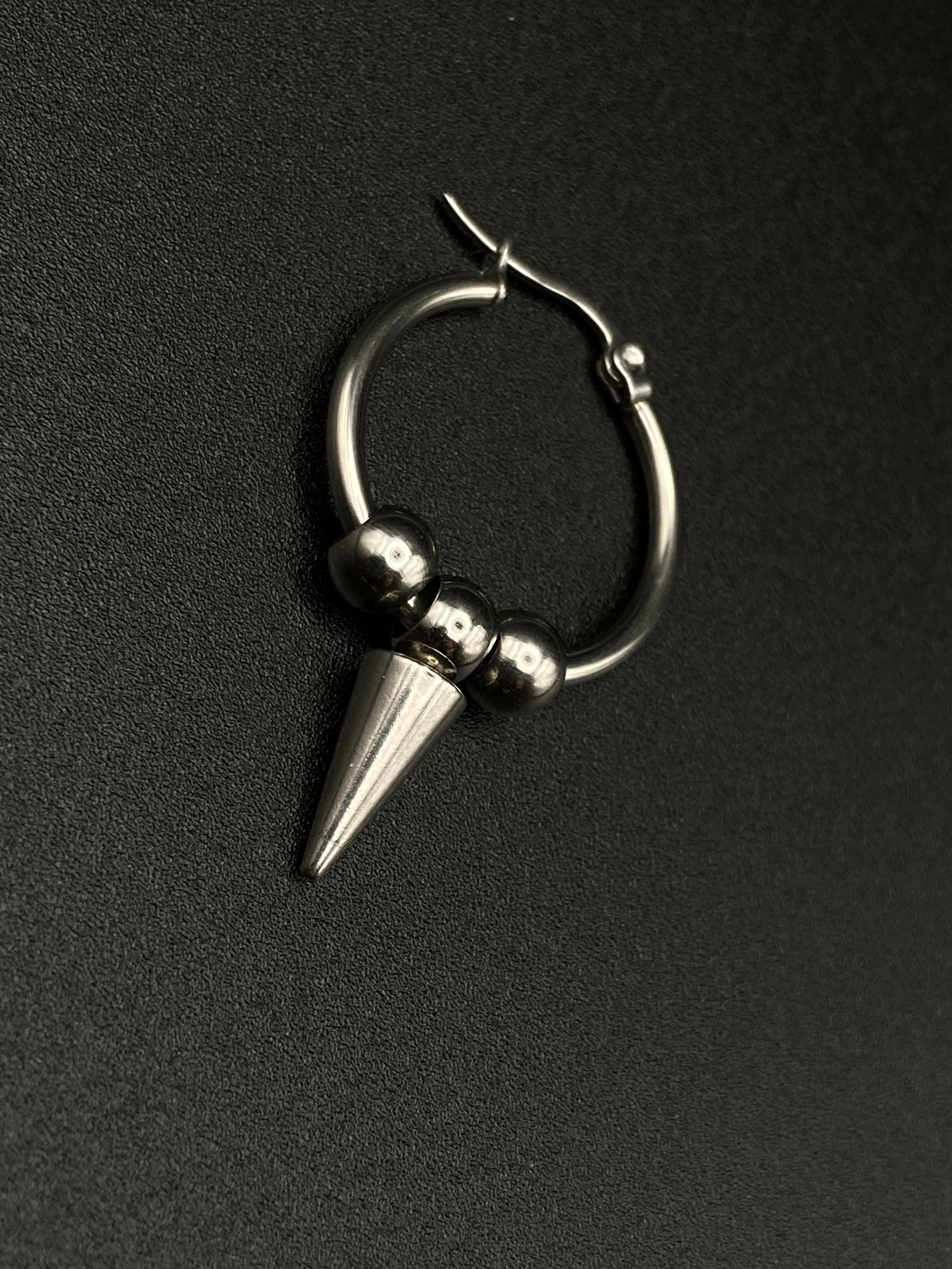 Spiky hoop earring #2