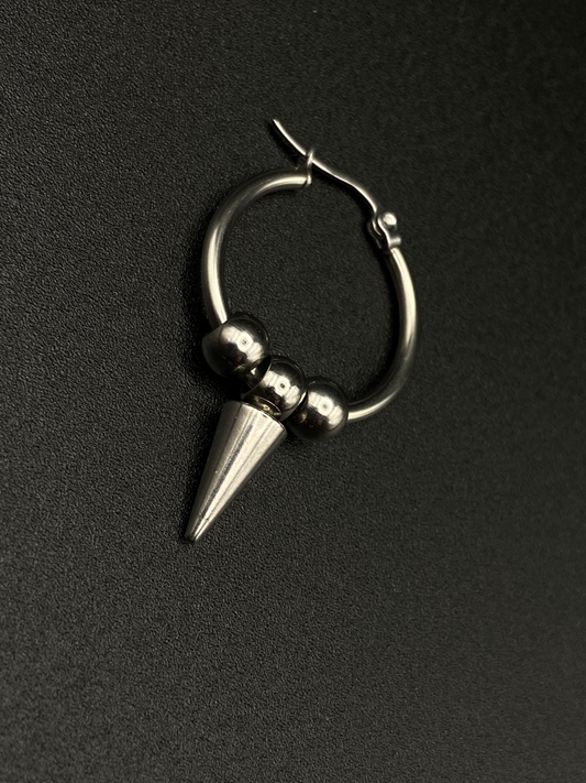 Spiky hoop earring #2