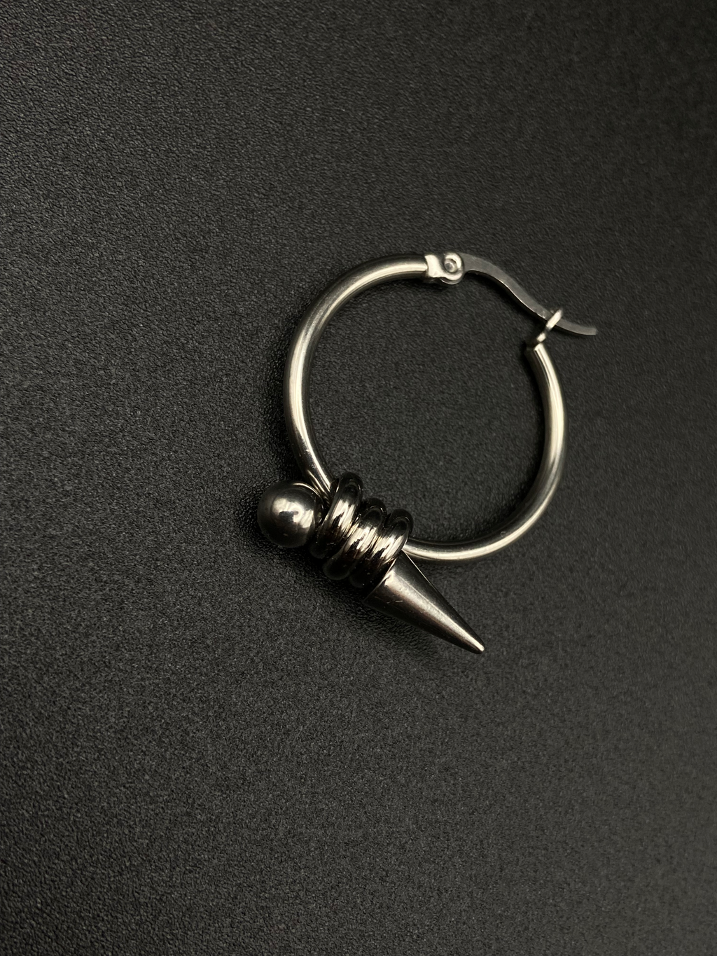 Spiky hoop earring #3
