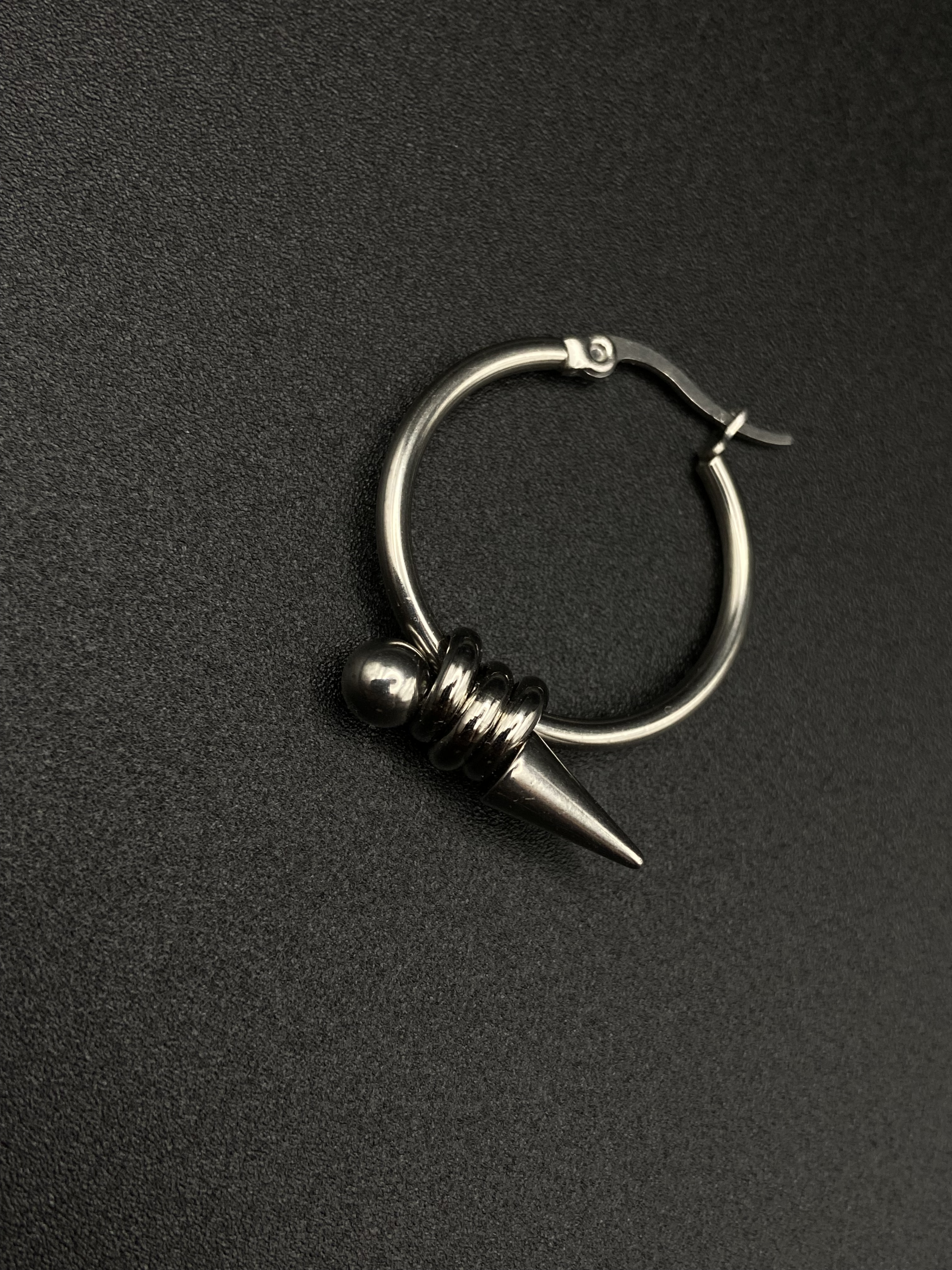 Spiky hoop earring #3