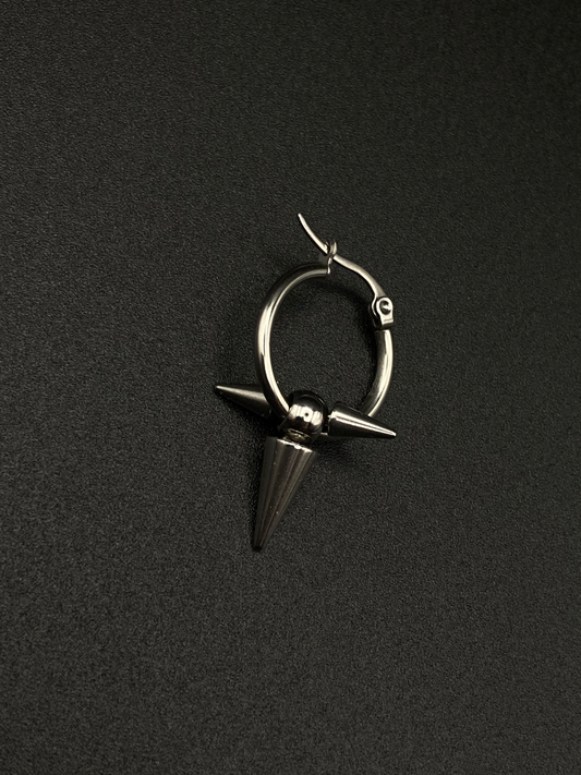 Spiky hoop earring #5