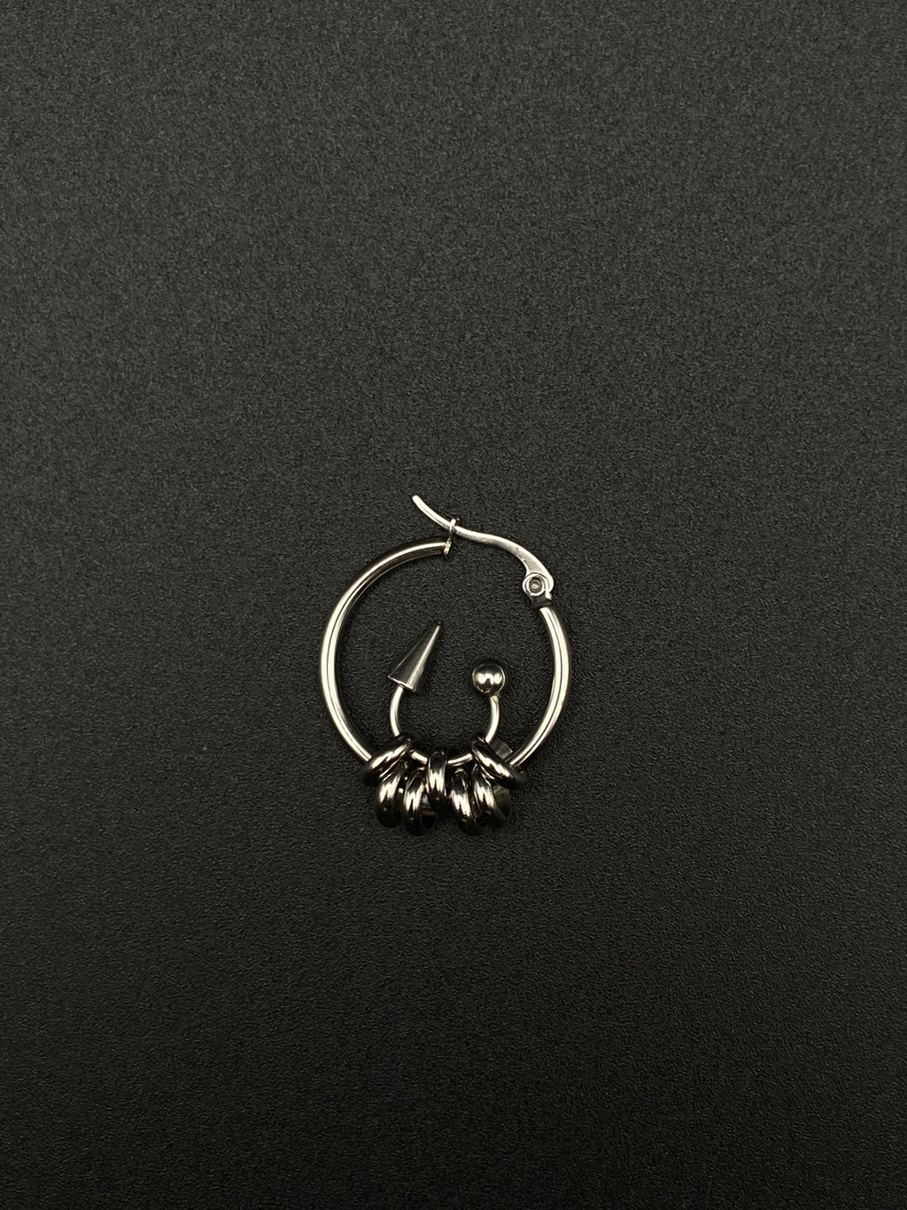 Spiky hoop earring #6