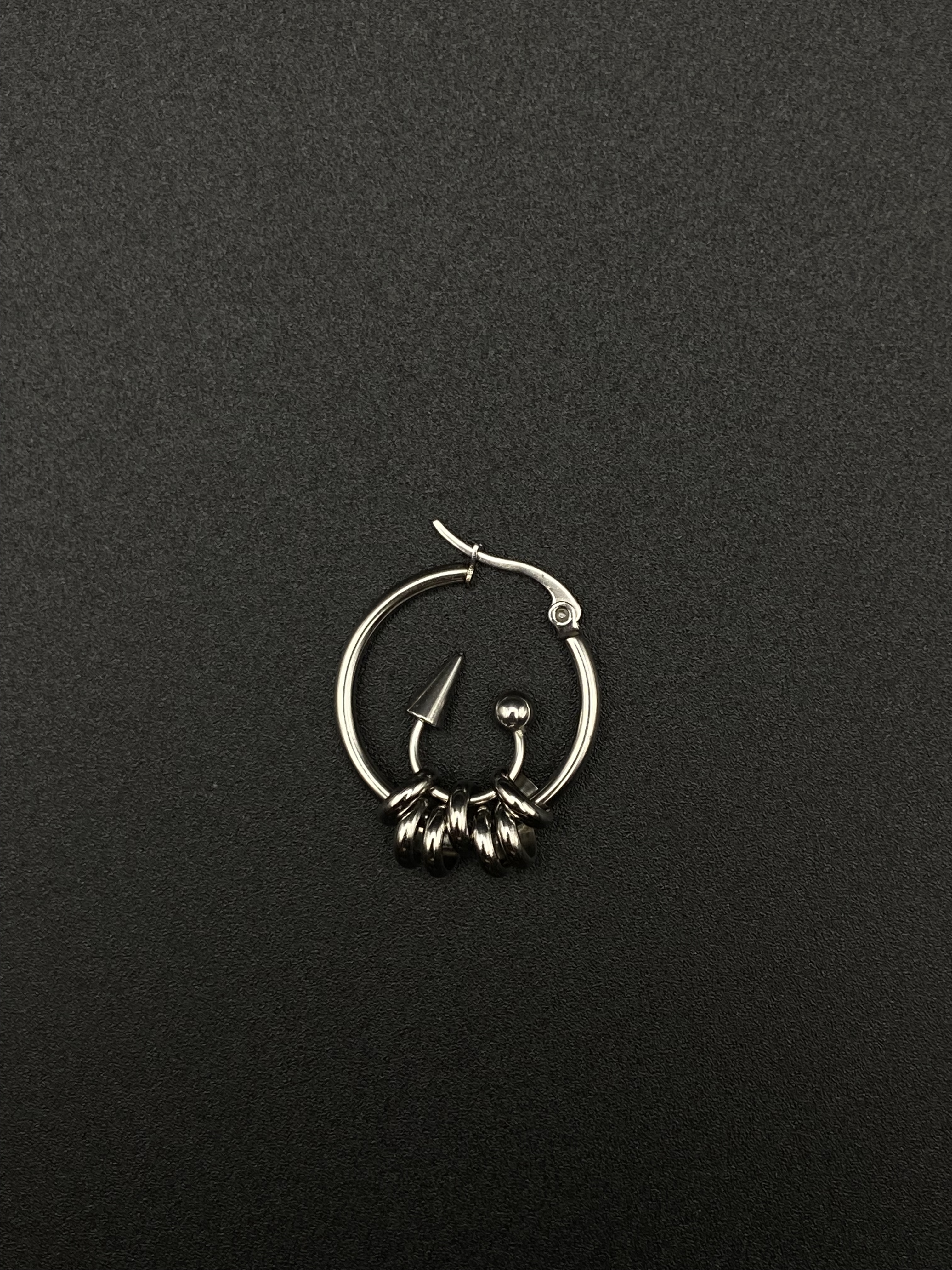 Spiky hoop earring #6
