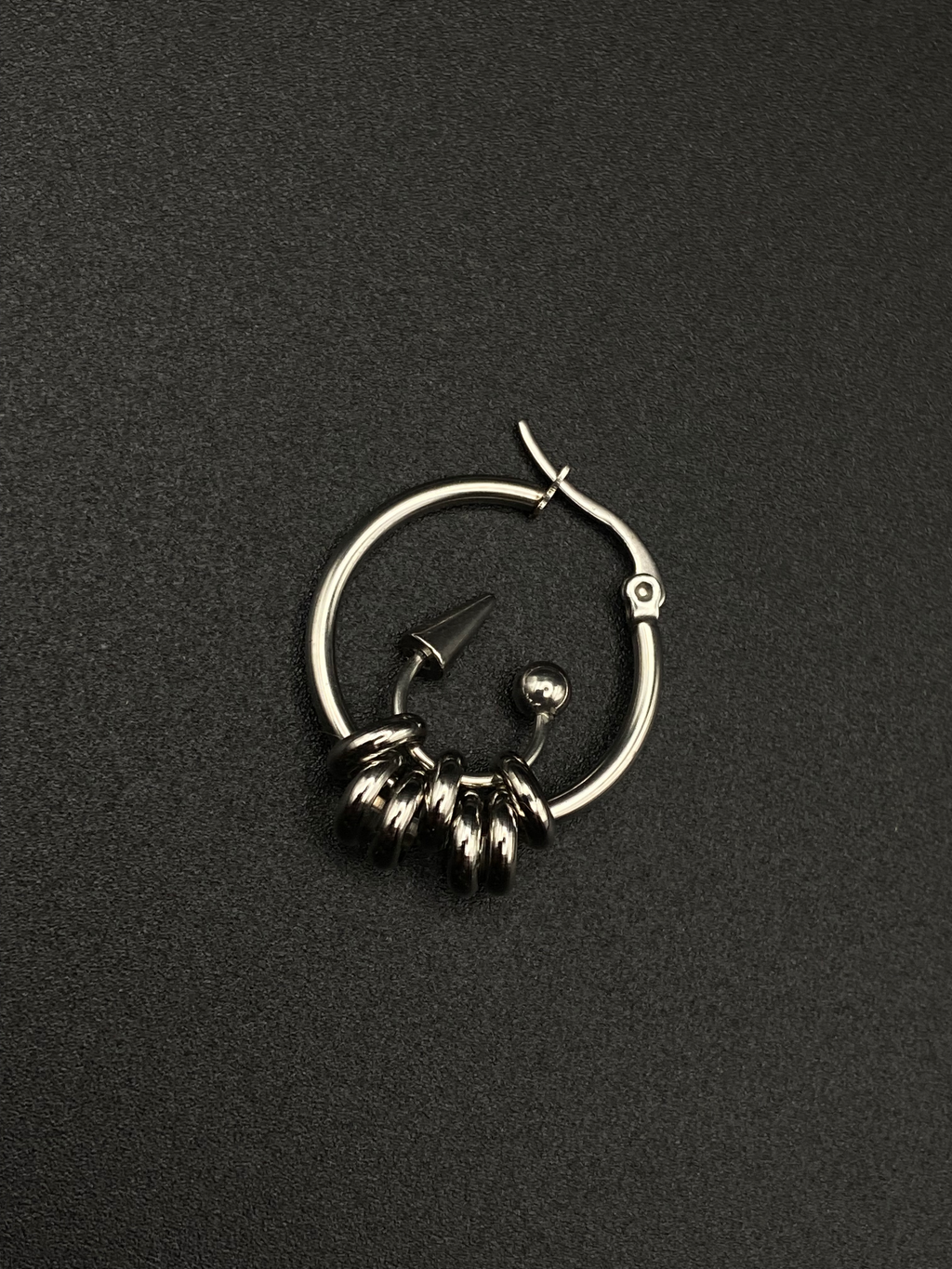 Spiky hoop earring #6