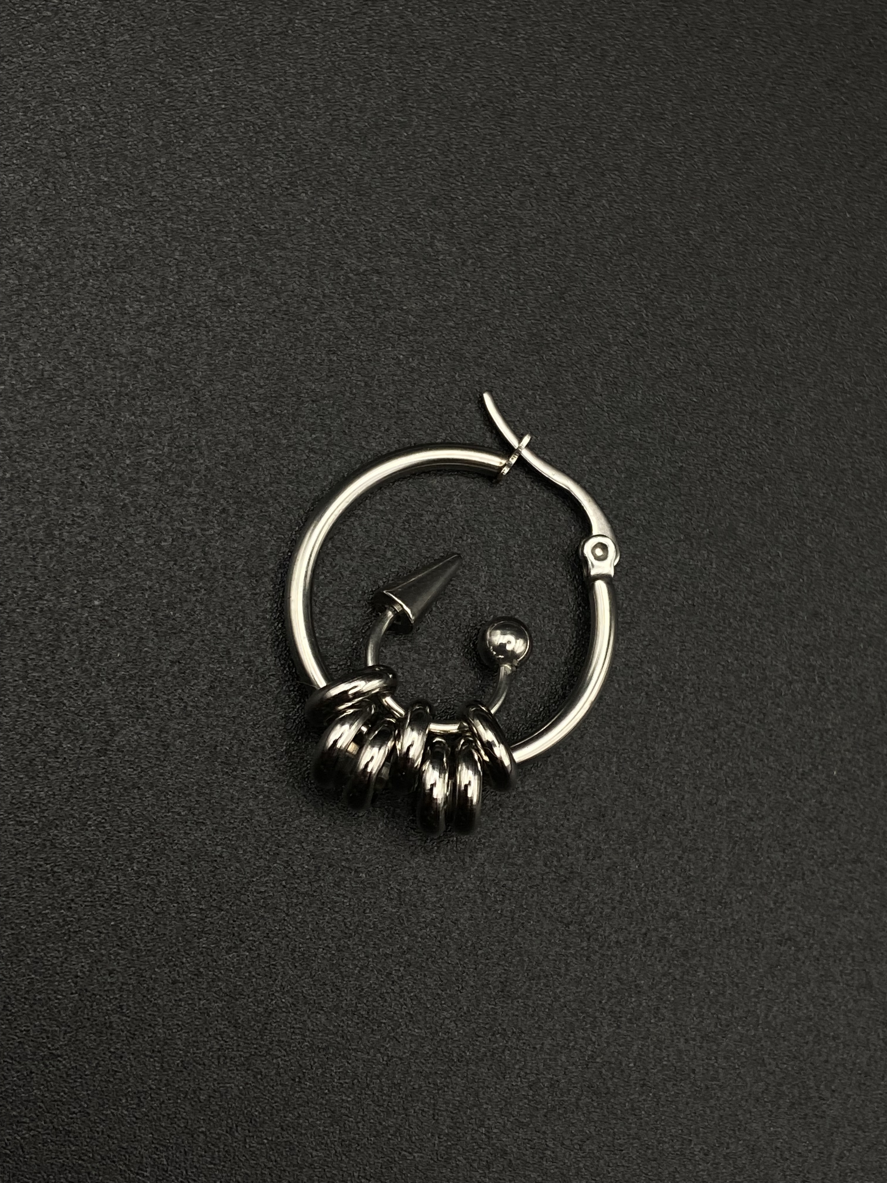 Spiky hoop earring #6