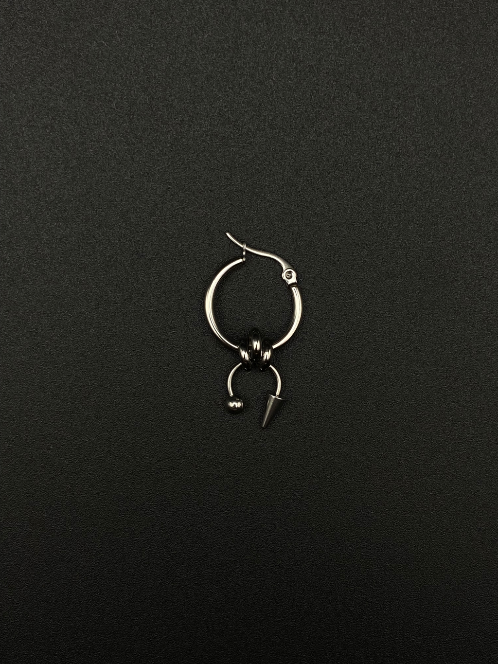 Spiky hoop earring #7