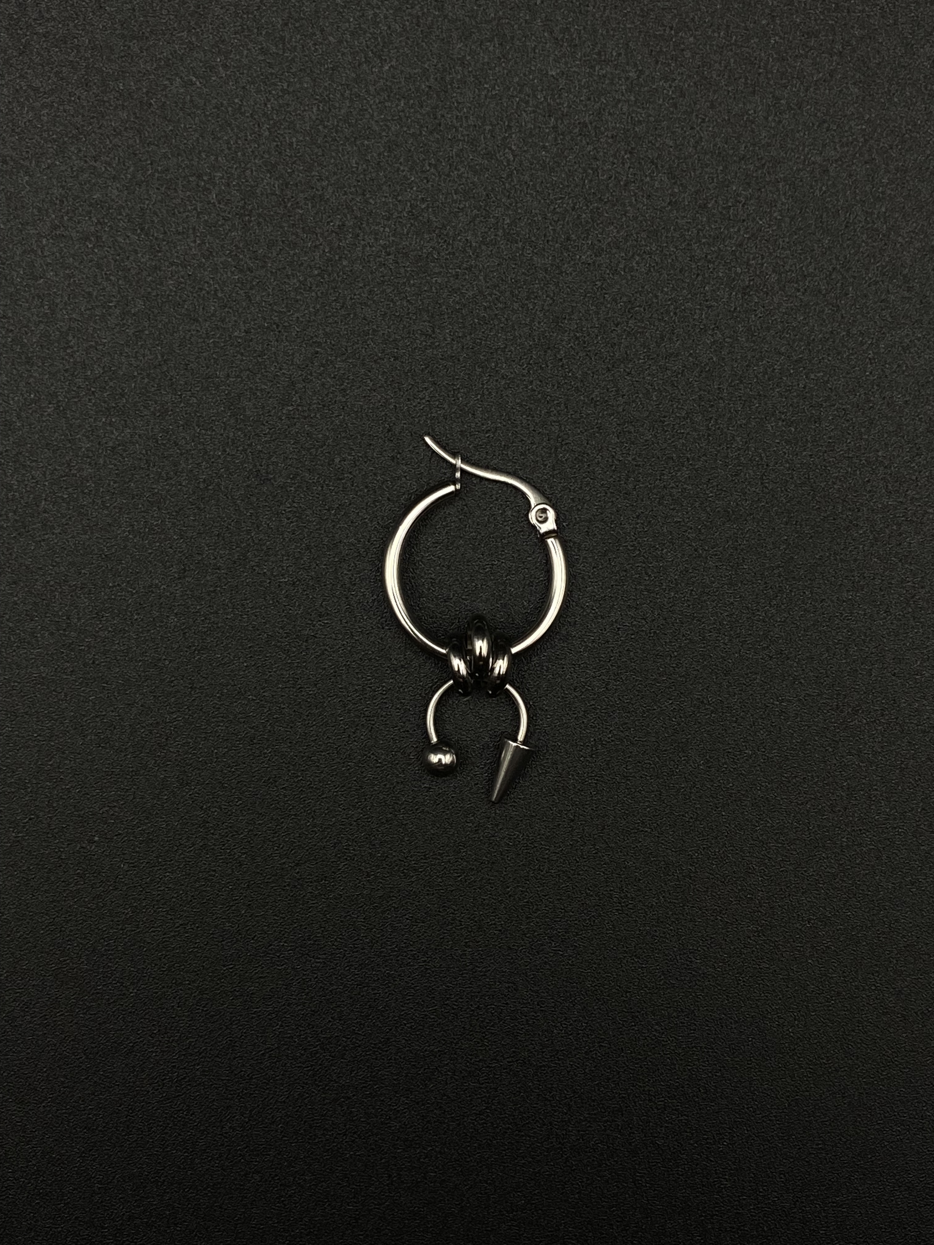 Spiky hoop earring #7