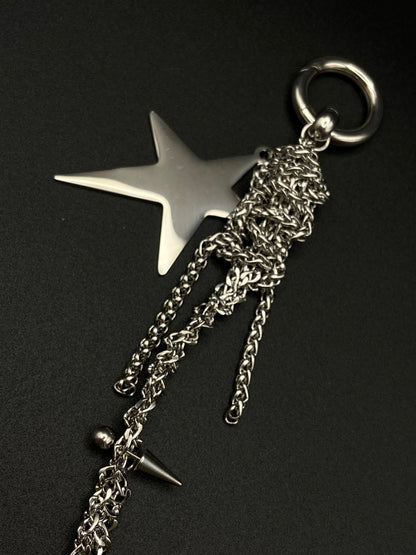 Basic Needs star keychain