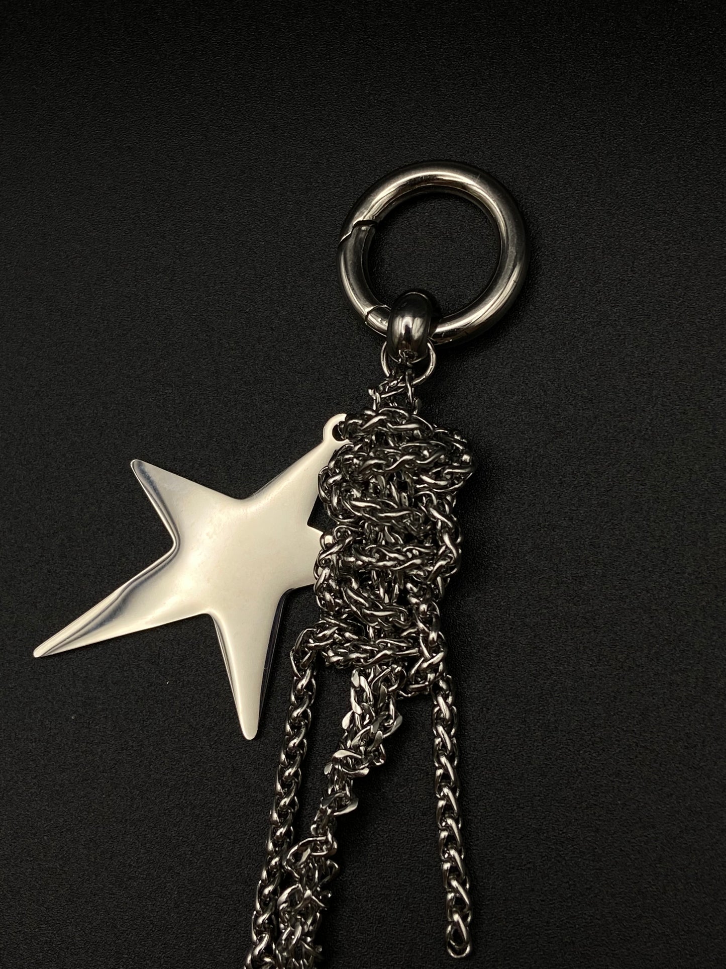Basic Needs star keychain