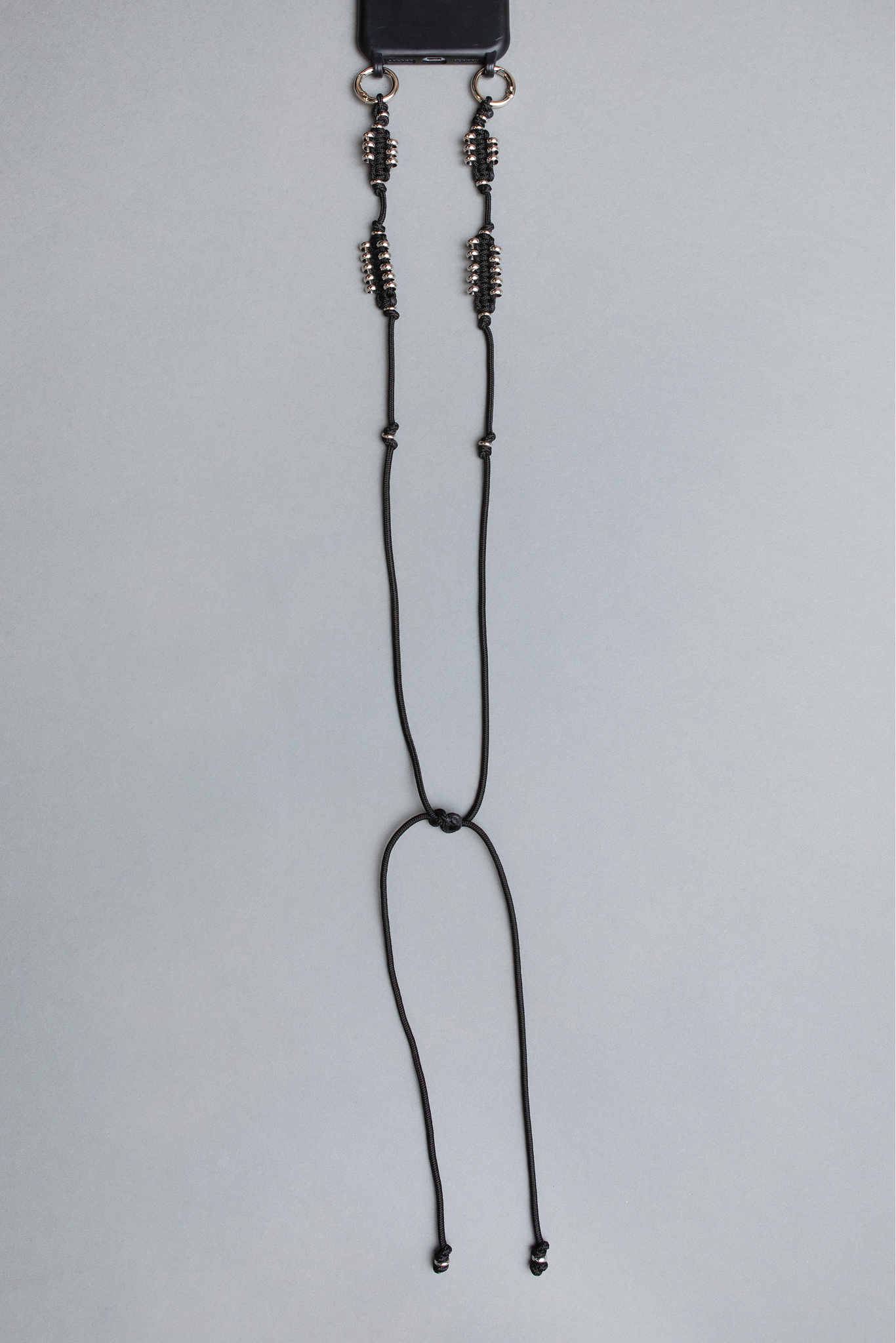 Mobile and smartphone accessory multifunctional unisex back stainless steel phone case holder belt, chain, necklace, chocker