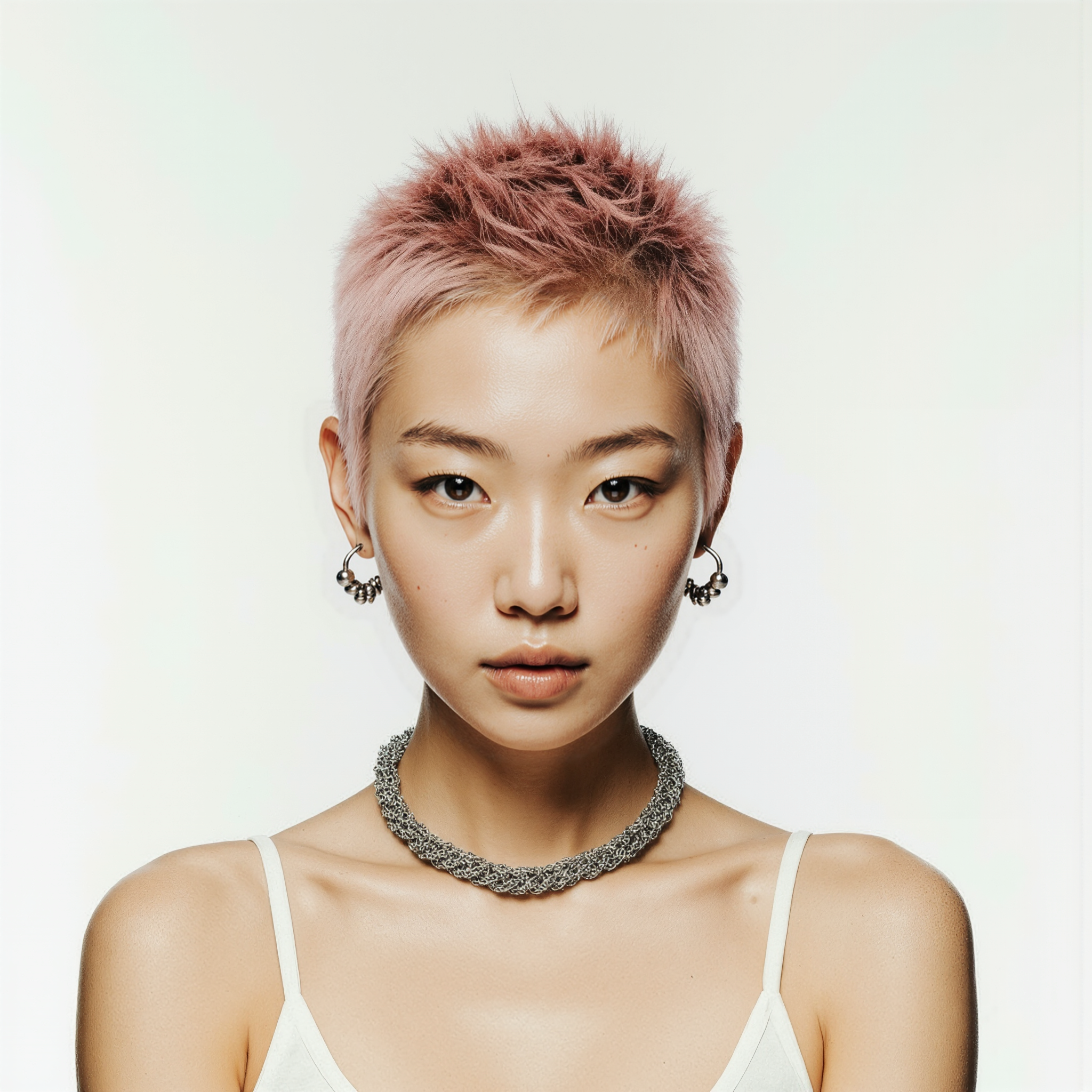 womens chunky stainless steel unisex shiny big chain necklace