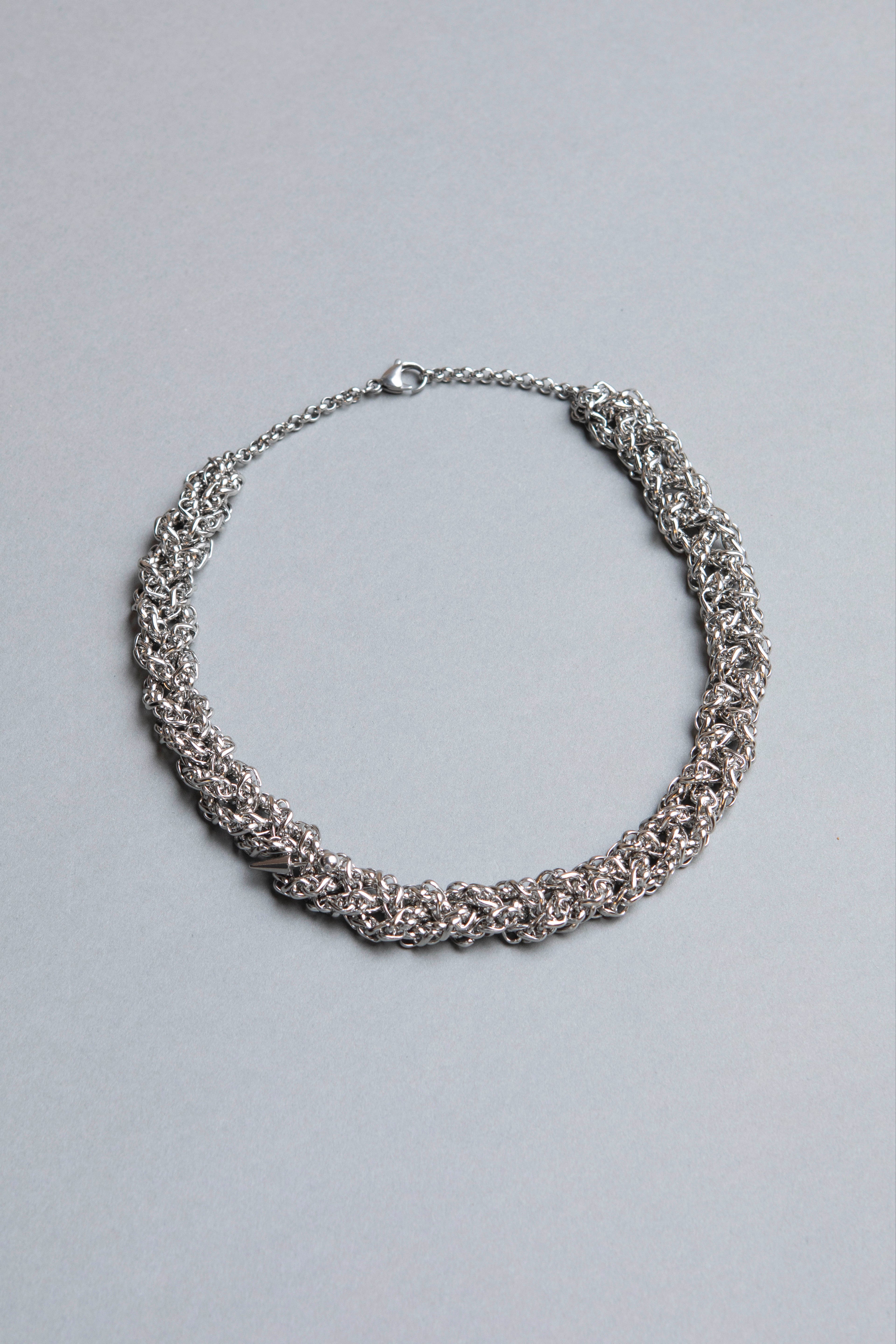 mens chunky stainless steel unisex shiny big chain necklace