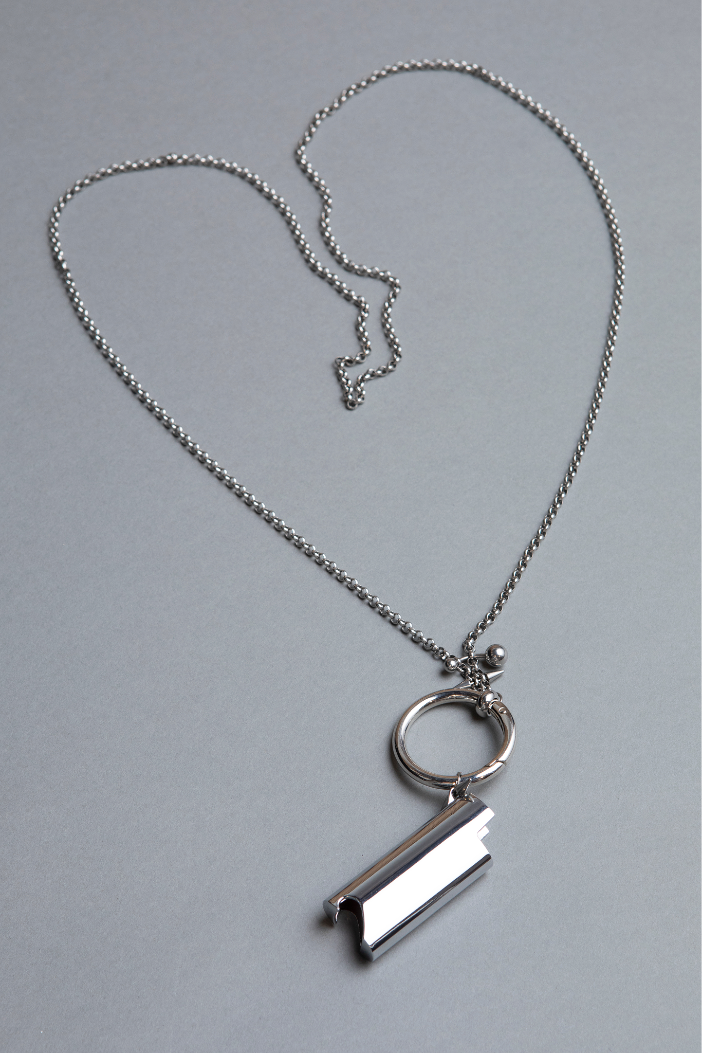 stainless steel long multipurpose lighter holder with bottle opener