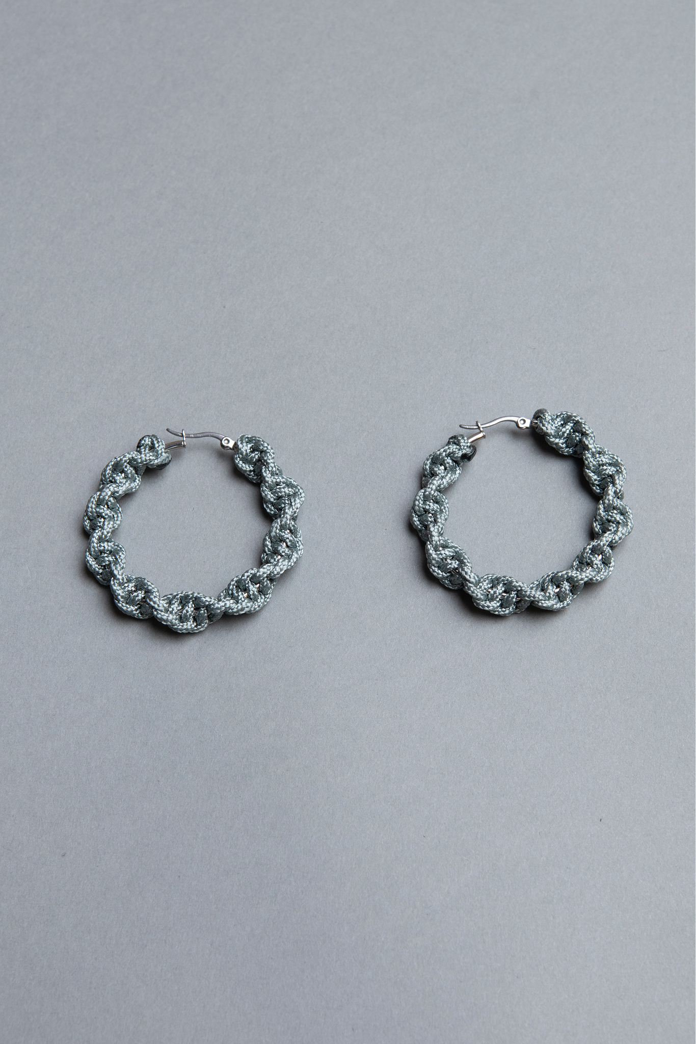 womens spiral big silver hoop earrings